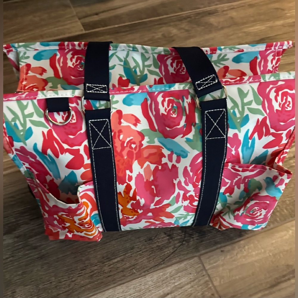 Floral Beach Tote